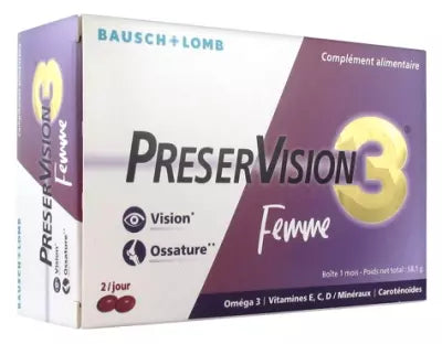 Bausch + Lomb Preservision 3 Women 60 Capsules