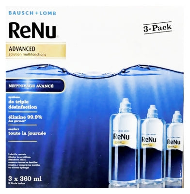 Bausch + Lomb Renu Advanced Multifunction Solution 3 X 360Ml