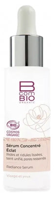 Bcombio Organic Radiance Concentrate Serum For Face And Eyes 30 Ml