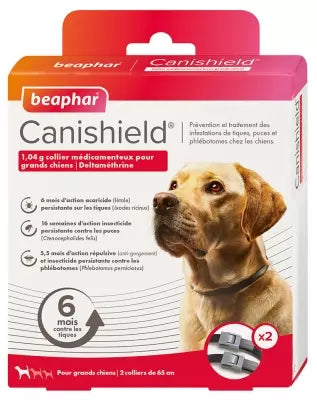 Beaphar Canishield Collar For Big Dogs 2 Collars