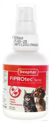 Beaphar Fiprotec Dog And Cat Pest Control Spray 100Ml