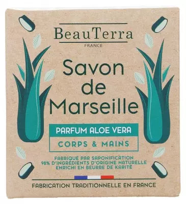 Beauterra Aloe Vera Solid Marseille Soap 100 G