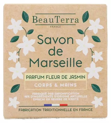 Beauterra Jasmine Flower Solid Marseille Soap 100 G