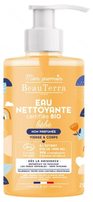 Beauterra Organic Fragrance-Free Baby Cleansing Water 750 Ml