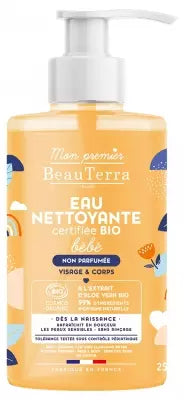 Beauterra Organic Fragrance-Free Baby Cleansing Water 750 Ml