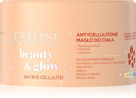Eveline Cosmetics Beauty & Glow Say Bye Cellulite! Firming Body Butter To Treat Cellulite 