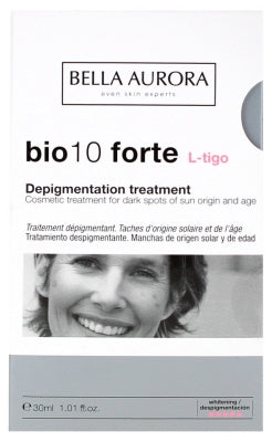 Bella Aurora 10 Forte Depigmenting Treatment L-Tigo Organic 30 Ml