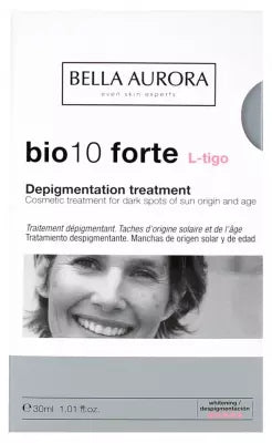Bella Aurora 10 Forte Depigmenting Treatment L-Tigo Organic 30 Ml