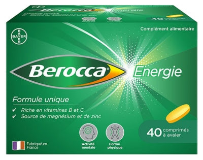 Berocca Energy 40 Tablets To Swallow