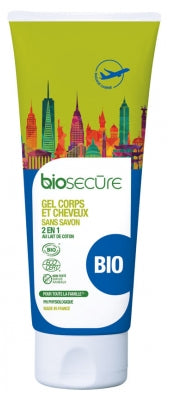 Biosecure Body And Hair Gel Travel Organic 100Ml