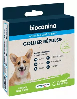 Biocanina Repellent Colalr Dogs Under 15Kg