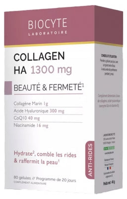 Biocyte Collagen Ha 1300 Mg 80 Capsules