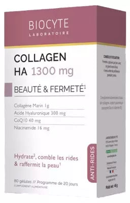 Biocyte Collagen Ha 1300 Mg 80 Capsules