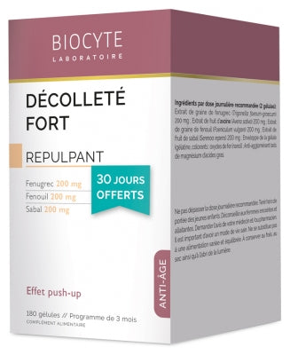 Biocyte Décolleté Fort 180 Capsules