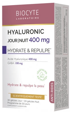 Biocyte Hyaluronic Day/Night 400Mg Anti-Aging 24H 60 Capsules