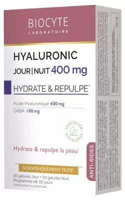 Biocyte Hyaluronic Day/Night 400Mg Anti-Aging 24H 60 Capsules