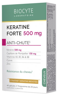 Biocyte Keratine Forte Anti-Hair Loss 40 Capsules