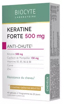 Biocyte Keratine Forte Anti-Hair Loss 40 Capsules