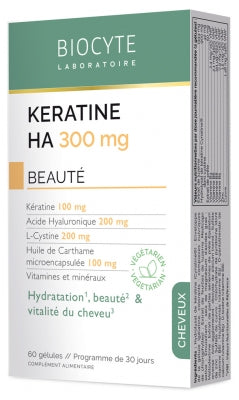 Biocyte Keratine Ha 300 Mg 60 Capsules