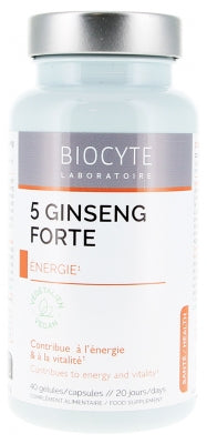 Biocyte Longevity 5 Ginseng Forte 40 Capsules