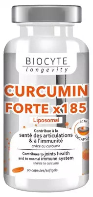 Biocyte Longevity Curcumin Forte X185 30 Softgels