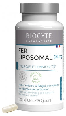 Biocyte Longevity Liposomal Iron 30 Capsules