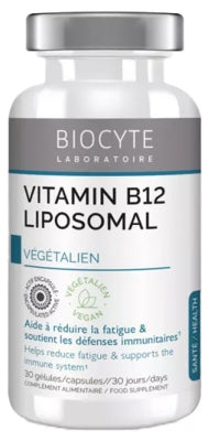 Biocyte Vitamin B12 Liposomal 30 Capsules