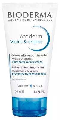 Bioderma Atoderm Ultra-Nourishign Cream Hands & Nails 50Ml