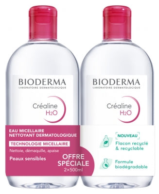 Bioderma Créaline H2O Original Micellar Water 2 X 500Ml