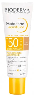 Bioderma Photoderm Aquafluide Sun Active Defense Spf50+ Golden 40Ml