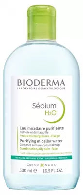 Bioderma Sébium H2O Purifying Cleansing Micellar Water 500Ml