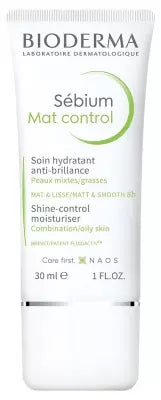 Bioderma Sébium Mat Shine Control Moisturiser 30Ml