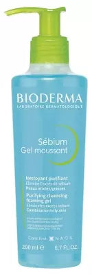 Bioderma Sébium Purifying Cleansing Foaming Gel 200Ml
