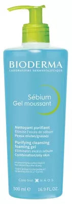 Bioderma Sébium Purifying Cleansing Foaming Gel 500Ml