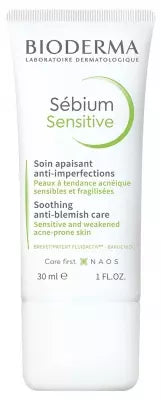 Bioderma Sébium Sensitive Soothing Anti-Blemish Care 30Ml