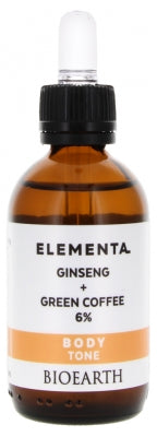 Bioearth Elementa Body Tone Ginseng + Green Coffee 6% Solution 50Ml