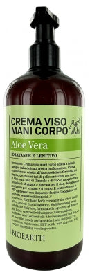 Bioearth Family Hand, Face And Body Cream With Aloe Vera 500Ml