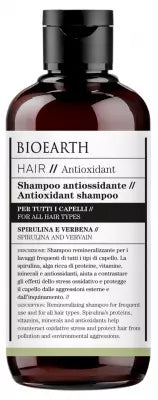 Bioearth Hair 2.0 Antioxidant Shampoo - Spirulina And Vervain 250Ml