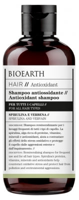 Bioearth Hair 2.0 Antioxidant Shampoo - Spirulina And Vervain 250Ml