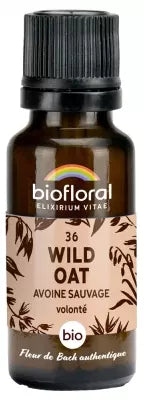 Biofloral Bach Flower Remedies 36 Wild Oat Organic 19.5 G