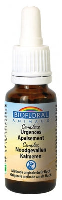 Biofloral Bach Flowers Animals Organic Complex Emergency Appeasement 20 Ml