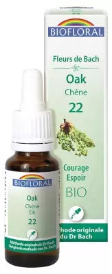 Biofloral Bach Flowers 22 Oak Organic 20Ml