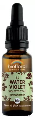 Biofloral Bach Flowers 34 Water Violet 20Ml