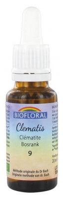 Biofloral Bach Flowers 09 Clematis Organic 20Ml