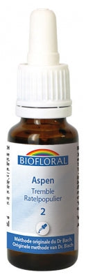 Biofloral Bach Flowers 02 Aspen Organic 20Ml