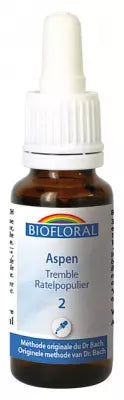 Biofloral Bach Flowers 02 Aspen Organic 20Ml