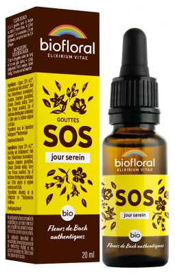 Biofloral Bach Flowers Organic Complex Rescue 20 Ml