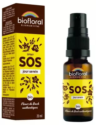 Biofloral Bach Flowers Spray Sos Serene Day Organic 20Ml