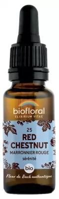 Biofloral Bach Flowers 25 Red Chestnut Organic 20Ml