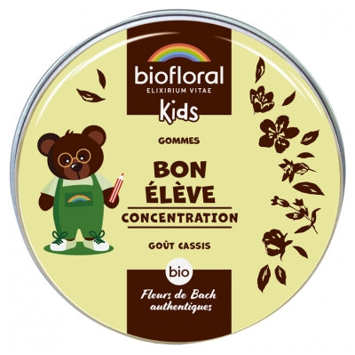 Biofloral Kids Good Student Concentration Gummies Organic 45G